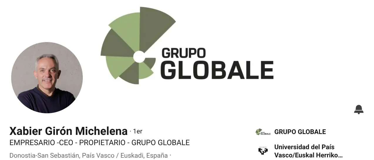 Xabier Girón Michelena, CEO Grupo Globale, Donostia-San Sebastián